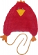 Babymützchen Huhn Erna | rot