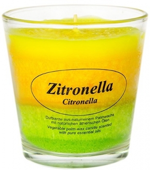 Duftkerze im Glas Zitronella