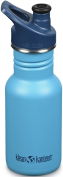 Edelstahl Kindertrinkflasche blau 355ml