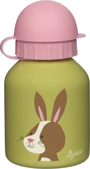 Kleine Trinkflasche Hase aus Edelstahl 250ml