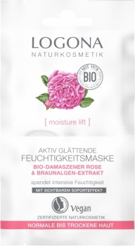 Logona Feuchtigkeitsmaske Bio Rose 15ml