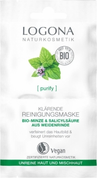 Logona Reinigungsmaske Bio Minze 15ml