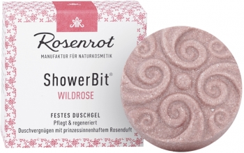 Rosenrot festes Duschgel Wildrose 60g