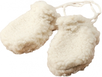 Baby Handschuhe aus Wolle