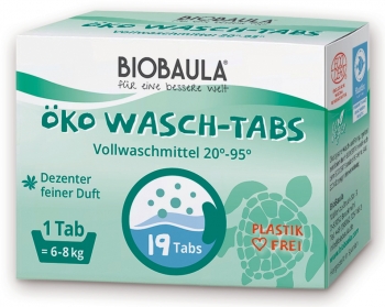 Biobaula Waschtabs Vollwaschmittel 19 Stück
