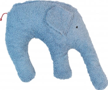Bio Elefantenkissen blau | Nacken Hörnchen