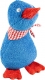 Bio Plüschente blau