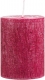 Olivenwachs Kerze 90x70mm | karminrot