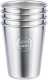 Edelstahl Trinkbecher 0,3 L | 4er Set