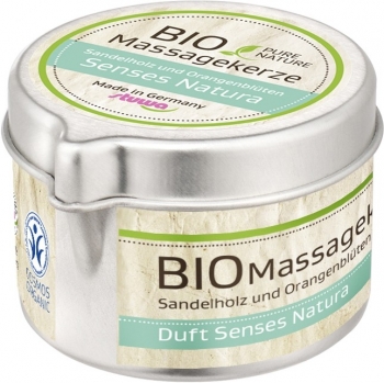 Bio Massagekerze Senses 50ml