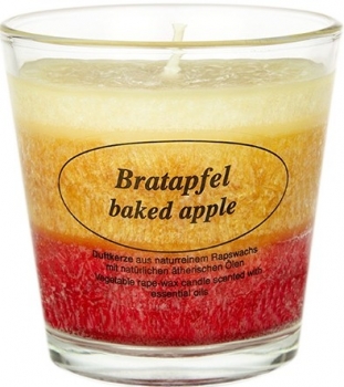 Bratapfel Duftkerze Stearin