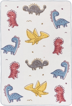 Dino Kuscheldecke BIO Baumwolle