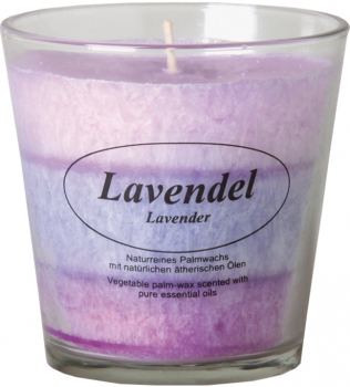 Duftkerze im Glas Lavendel