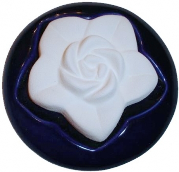 Duftstein Rose mit Teller