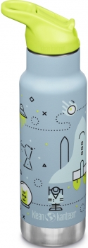 Isolierte Kinder Trinkflasche Rakete 355ml | Flip Sport Cap