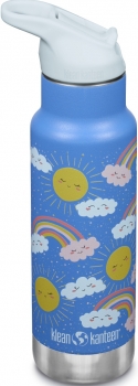 Isolierte Trinkflasche für Kinder Rainbow 355ml | Flip Sport Cap