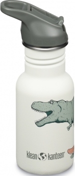 Kindertrinkflasche Edelstahl Dino 355ml | Flip Sport Cap