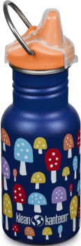 Kindertrinkflasche Edelstahl Pilze 355ml