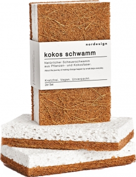 Kokosschwamm 2er Set