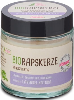 Lavendel Duftkerze im Glas | Stuwa