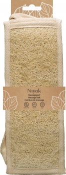 Niyok Massagegurt Luffa & Baumwolle