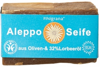 Olivenseife mit 32% Lorbeeröl 165g