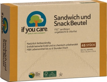 Papier Frühstücksbeutel ungebleicht
