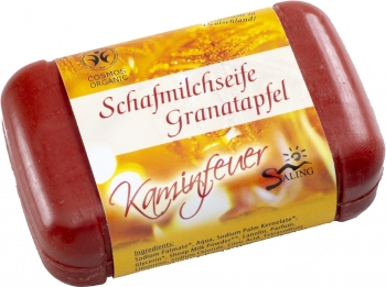 Saling Schafmilchseife Granatapfel 100g