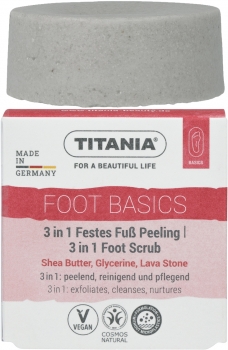 Titania 3in1 festes Fußpeeling 60g