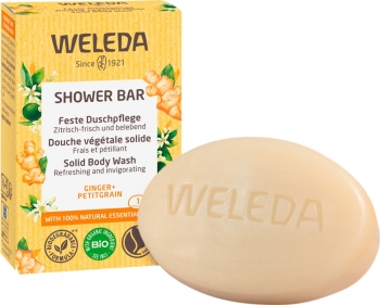 Weleda feste Duschpflege Ginger & Petitgrain 75g