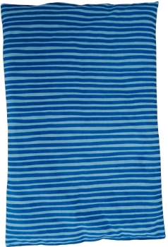 Kirschkernkissen Baumwolle kbA blau/türkis