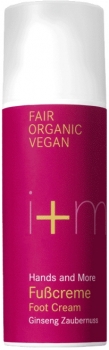 i+m Naturkosmetik Fußcreme Ginseng Zaubernuss 50ml