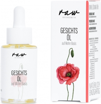 raw Gesichtsöl Mohn 30ml